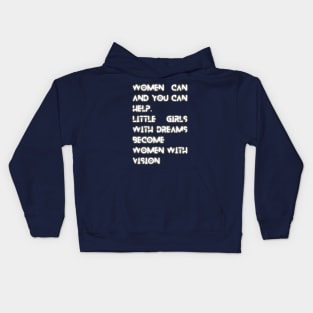 Embrace Equity Quotes 10 glow Kids Hoodie